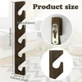 thumbnail image 3 of Wooden Hat Storage Rack for Baseball Caps,Stand Hat Rack for Wall,Wall Mounted Hat Display,Holding up to 10 Hats,Hat Hanger for Door,Bedroom and Clost, 3 of 6