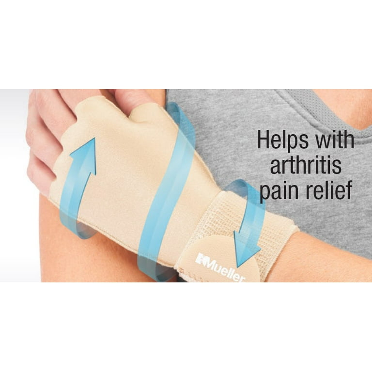 Mueller Compression & Support Beige Glove, Moderate Support