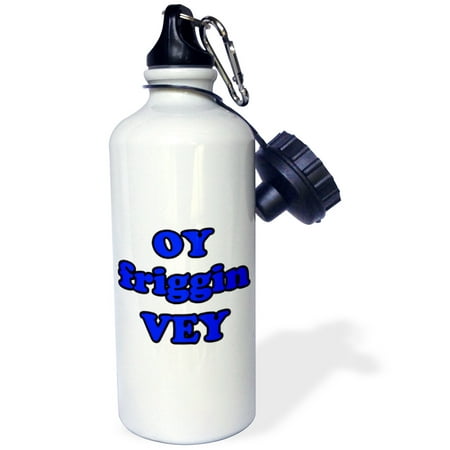 

OY friggin VEY Blue 21 oz Sports Water Bottle wb-163814-1