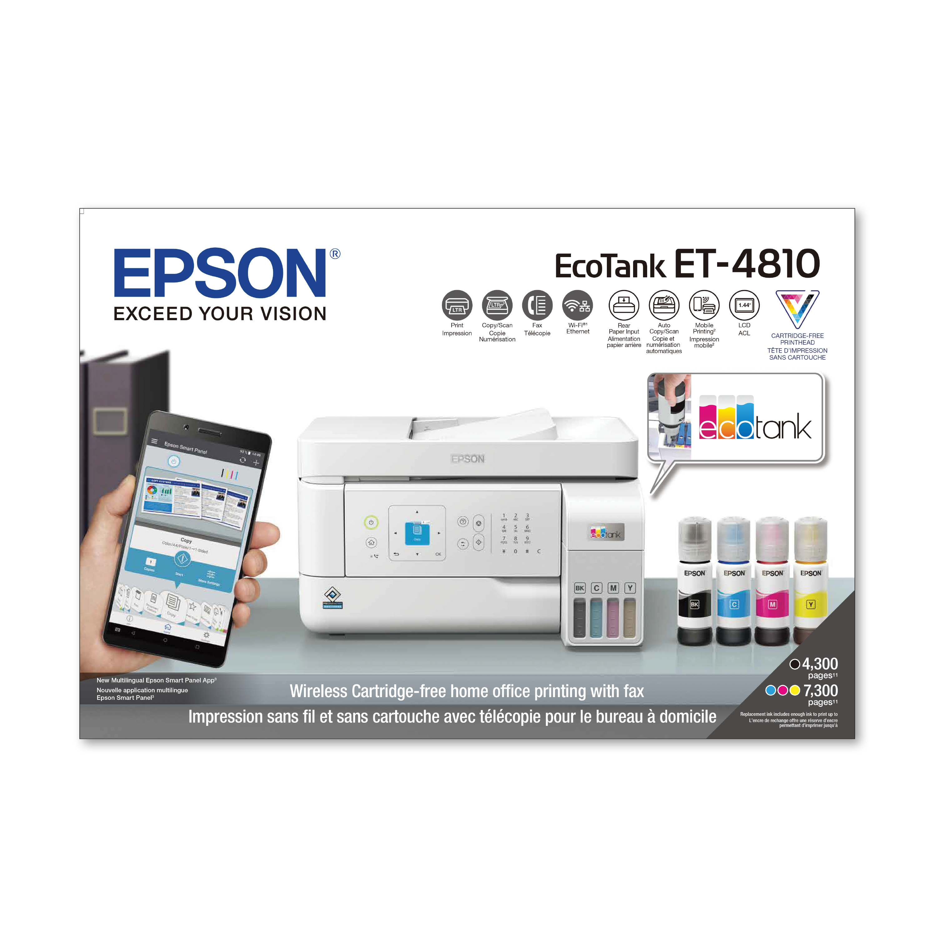 Epson EcoTank ET-4810 Wireless All-in-One Supertank Printer photo 8