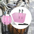thumbnail image 6 of funtasica Kids Bike Basket Children Bicycle Basket Metal Sturdy Easy Installation Waterproof Bike Accessory Repair Part for Boys Girls Pink, 6 of 8