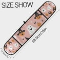 thumbnail image 3 of Yayeee Double Oven Mitt Kitchen Heat Resistant Baking 35" x7" Quilted Glove, Pastel Pink Halloween, 3 of 6