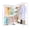 White, variant on Portable Clothes Rack Sturdy L-Shaped Garment Organizer 70", Freestanding Corner Wardrobe Adjustable Shelves for Bedroom Apartment, White