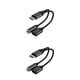 thumbnail image 4 of Kearding 2 en 1 USB C Splitter Auriculares AUX Cable de audio para tipo C a 3 .5 mm Adaptador de audio de carga Adaptador de auriculares Negro 2Conjunto, 4 of 6