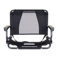 thumbnail image 3 of GCI Outdoor Stadium Rock-Cliner Black Rocking Stadium Seat for Bleachers with Back Support And Armrests, 3 of 14