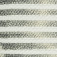 thumbnail image 5 of Mina Victory Life Styles Ombre Woven Stripes Polyester Throw Pillow in Charcoal, 5 of 7