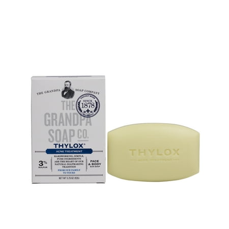 The Grandpa Soap Company, Thylox Acne Soap, 3.25 (Best Soap For Cystic Acne)