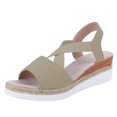 thumbnail image 1 of Sandalias cómodas con tacón de cuña cómodas y elegantes sandalias de plataforma para fiestas y vacaciones, 1 of 6