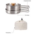 thumbnail image 3 of Kit de Cuisine de Camping, Ensemble de Casseroles et Poêles Robustes pour la Randonnée, 3 of 8