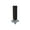 Black, variant on Azar 40"(H) x 8"(W) x 8"(D) 4-Sided Interlocking Pegboard Display Tower With Square Base Pink