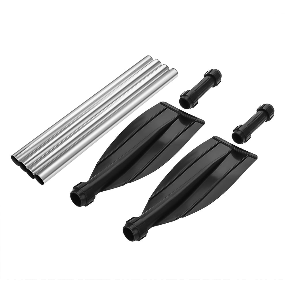 YOUTHINK 2Pcs Aluminium Alloy Detachable Lightweight Ribbed Kayak Paddles Boat Oars Kayak Paddle