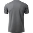 thumbnail image 3 of Men's 3 Pack Workout Shirts Dry Fit Moisture Wicking Short Sleeve Mesh Athletic T-Shirts Lightweight Athletic, 3 of 6