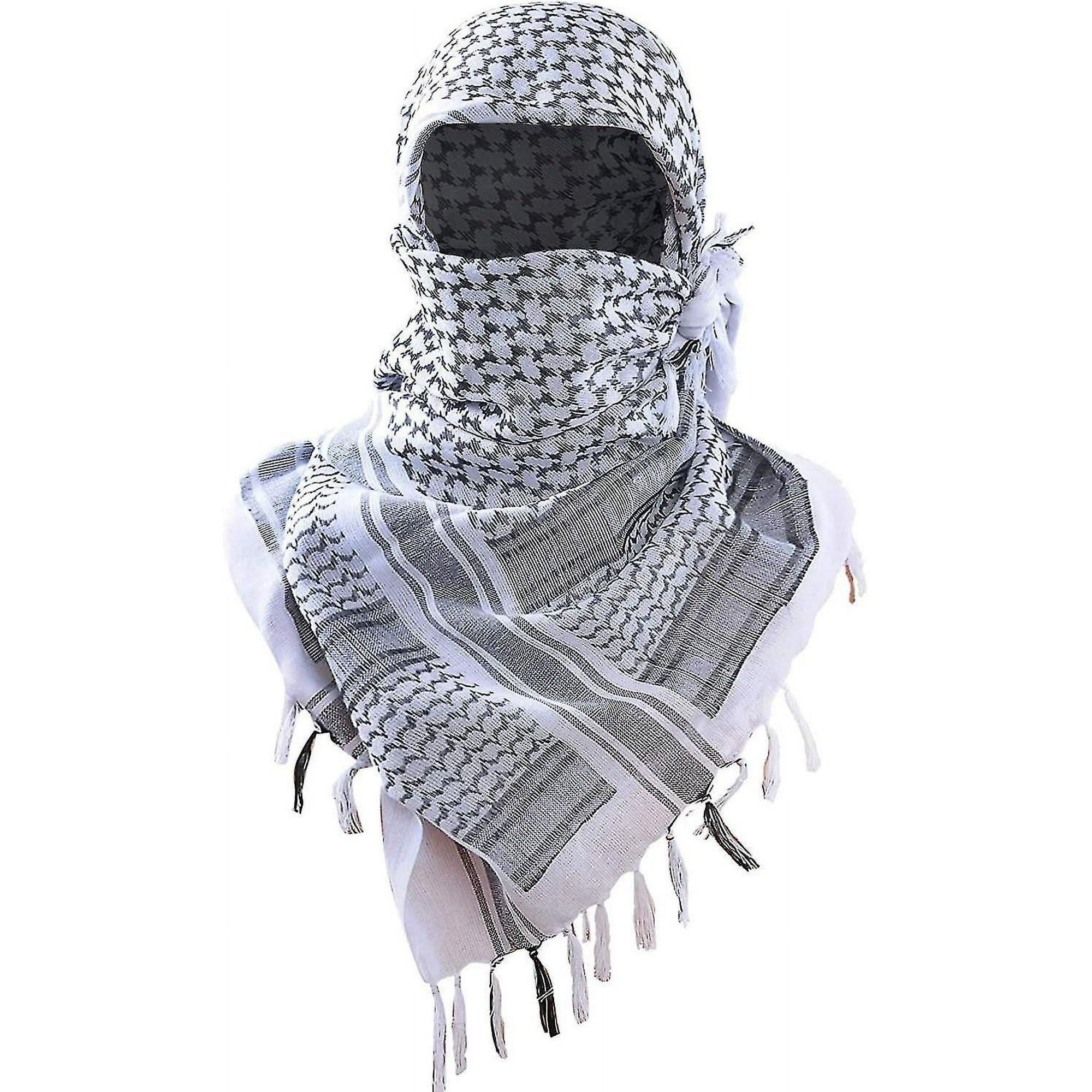 Tactical Desert Scarf 100% Cotton Keffiyeh Scarf Wrap For Men