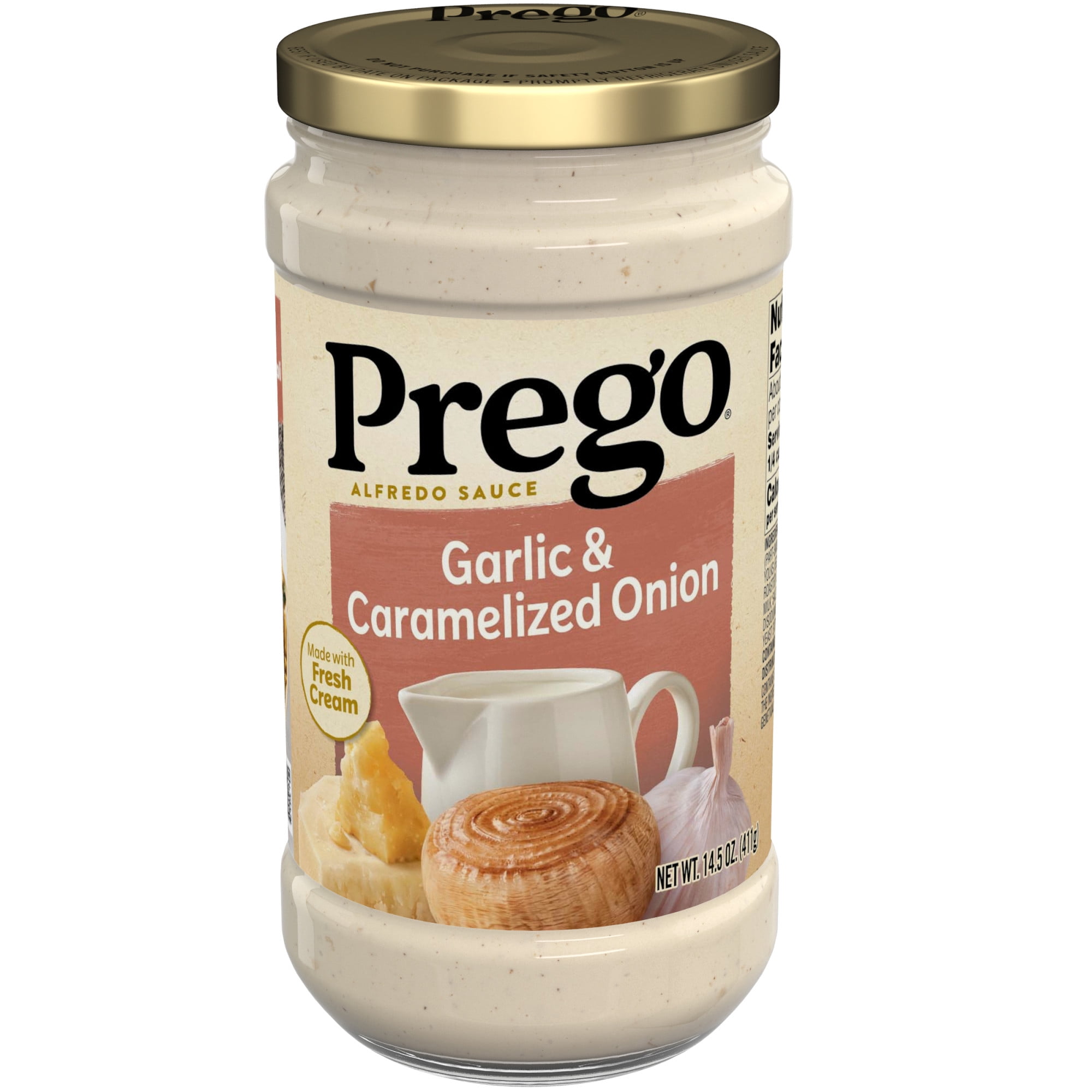 Prego Artisan Four Cheese Alfredo Pasta Sauce 14.5 oz Jar Creamy