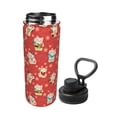 thumbnail image 2 of Yiaed Japanese Maneki Cats Print Sports Insulated Kettle Bottle Reusable Stainless Steel Insulated Cup, Outdoor Portable Casual Stainless Steel Insulation Cup, 2 of 7