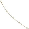 thumbnail image 2 of Leslie's Real 14kt Yellow Gold Polished With 1in ext. Anklet; 10 inch; Lobster Clasp; for Adults and Teens; for Women and Men, 2 of 3