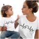 thumbnail image 1 of Tops de madre e hija Odeerbi ODB189832 Camisetas manga corta estampado amor, 1 of 5