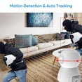 thumbnail image 3 of Cámara para Bebés, Cámara de Seguridad para Interiores, Cámara de Vigilancia con Wifi, Monitor para Bebés, Mini Cámara IP, Protección de Seguridad Inalámbrica., 3 of 5