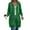 01# Green, variant on YDDIAN Women Casual Zip Up Polyester Hoodies,Long Zip Up Fleece Hoodie Women,Long Sleeve Sweater Dress with Pockets Black XL
