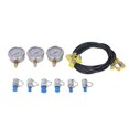 thumbnail image 1 of Hydraulic Pressure Gauge Coupling Kit, Hydraulic Pressure Test Kit Wide Range Strong Strength With 3 Hose For Motor, 1 of 8