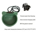 thumbnail image 3 of Cuenco De Agua Eléctrico Para Perros, Cuenco Calentado Verde Para Perros, Para Mascotas, 3 of 8