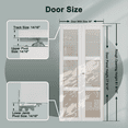 thumbnail image 3 of 36" X 80" 3-Lite Frosted Glass Finished Surface Bi-Fold Door, 3 of 9