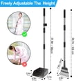 thumbnail image 3 of 1pc Dog Pooper Scooper - Adjustable Long Handle, Durable Metal Rake & Tray Spade -, 3 of 4