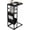 Black2, variant on C Shaped End Table with Charging Station, 28"(H) 3-Tier C Table with Storage Bag, Under Couch Table C-Shaped End Table with Storage Shelves and Bag for Living Room, Bedroom, or Office