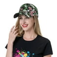 thumbnail image 5 of Pofeuu Lilies Flowers Print Adult Adjustable Embroidered Graphic Baseball Hat for Men and Women, 5 of 6