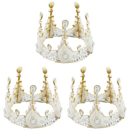 3 PCS Fairy Crown and Wand Cake Toppers Cupcake Toppers 10.5*15cm