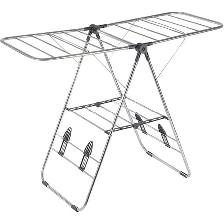 Stainless Steel Gullwing Drying Rack, Large Foldable Clothes Rack Space ...