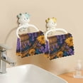 thumbnail image 6 of 6 Pieces of Kitchen Towels Ultra Soft Absorbent Quick Drying Dish Cloths 11×11inch Bees and Lavenders, 6 of 9