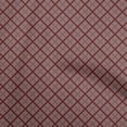 thumbnail image 1 of oneOone Velvet Maroon Fabric Geometric Quilting Supplies Print Sewing Fabric By The Yard 58 Inch Wide, 1 of 5