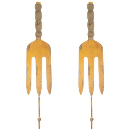 

Bestonzon 2pcs Creative Vintage Wall Hook Wall Mounted Metal Hook Hanging Coat Hat Key Hook