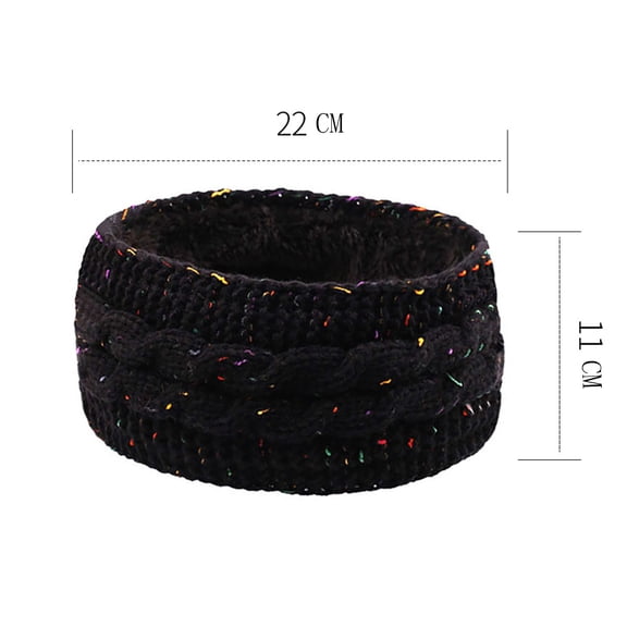 Ahabrexf Winter Gloves Women, Fashion Keep Warm Ear Warmer Knitting Headband for Outdoor Sports