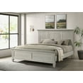 thumbnail image 2 of Franco Wood Eastern King Panel Bed Distressed White, 2 of 8