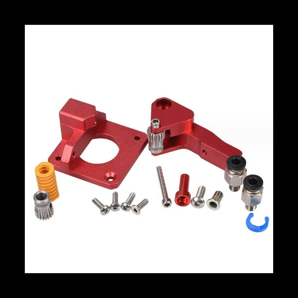 Extrusora de Doble Engranaje, Compatible con para Ender 3 CR10 CR-10 Pro CR-10S Tornado Aluminium Drive Feed, para Impresora 3D