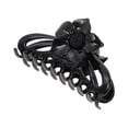 thumbnail image 1 of Accesorios Únicos 1 Pc Clip de Cabello de Rosa de Moda Clip de Peinado Negro, 1 of 5
