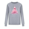 thumbnail image 6 of Festival Tees Women Christmas Pullover Christmas Tree Tops Bow Shirts Stylish Printed Outfits Casual Loose Sweatshirt Tinsel Garments Shining Top Clothing, 6 of 6