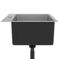 thumbnail image 4 of vidaXL 23.2-inch Kitchen Sink with Strainer, Top-Mount Sink Single Bowl, Silver Stainless Steel, 4 of 11