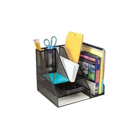 Staples Wire Mesh Giant Desk Organizer Black 573696 Walmart Com