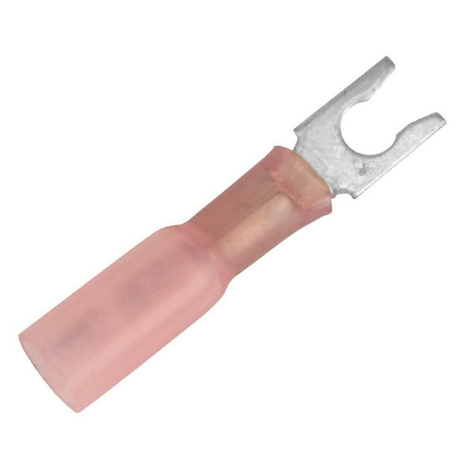 Pala termorretráctil Terminal Pacer 22-18 AWG #8, tamaño 100 unidades