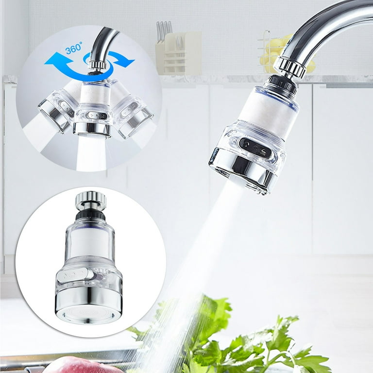 Dtydtpe Splash Head Faucet Installation Filter Faucet Water Purifier  Kitchen Faucet Filter Removal of Chlorofluoride Metal Hard Water Suitable  for Home Kitchen Bathroom 