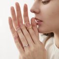 thumbnail image 5 of 4 Pcs 4 Styles Brass Finger Nail Rings Metal Nail Ring Charms Finger Nail Tip Claw Rings Fashion Women Fingernail Ring for Weddings Dance Parties and Appointments Making DIY, 5 of 5