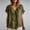 Army Green, variant on Ussuma Ruffled Tiered Vintage Fashionable Women Shirts V-Neck Short Sleeve Stylish Linen with Button Women's Blouses Boho Stylish Fashion City Dressy Casual Friend Gathering Outdoor Picnic Date XL