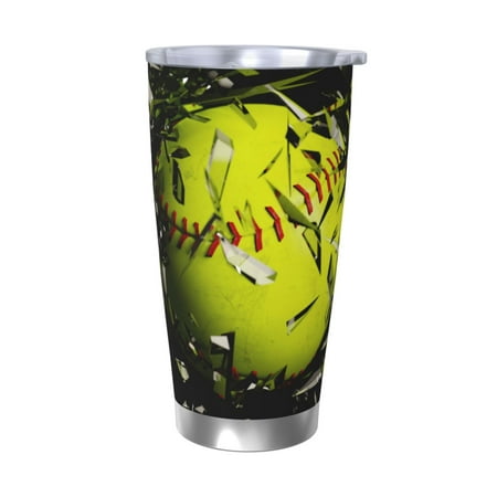 

Goofa Ball for 20 oz Skinny Tumbler Stainless Steel Coffee Mug Slim Vacuum Insulated Travel Cup Car Cup-Without Straw