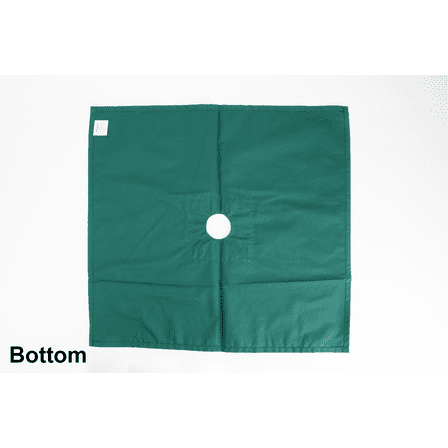 Autoclavable Fenestrated Drape, 20" x 20", 2" Circle, 5" Barrier, Each
