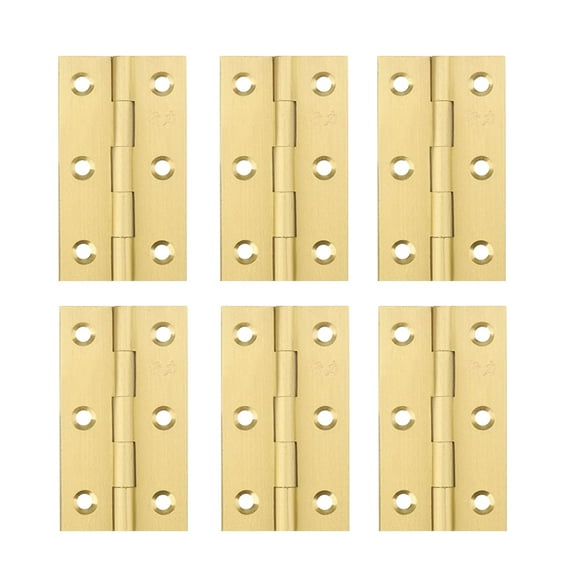 KALLORY 6Pcs Heavy Duty Door Hinges for Interior Doors 3 Inch