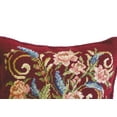 thumbnail image 2 of Hydrangea Bouquet Number 2 Needlepoint Accent Throw Pillow, 2 of 4