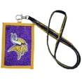 thumbnail image 2 of Minnesota Vikings Beaded Lanyard Wallet, 2 of 2